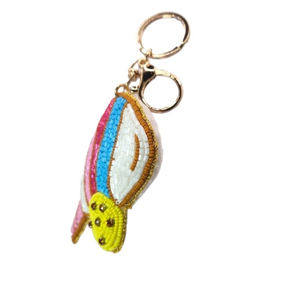 Bead Padded Pickelball Paddle KeyChain - Picture 6 of 6